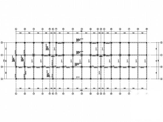 6层桩基础底框结构住宅楼结构CAD施工图纸(梁平法配筋图) - 2
