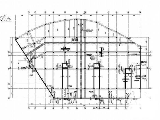 6层桩基础框剪结构酒店结构CAD施工图纸（8度抗震） - 2