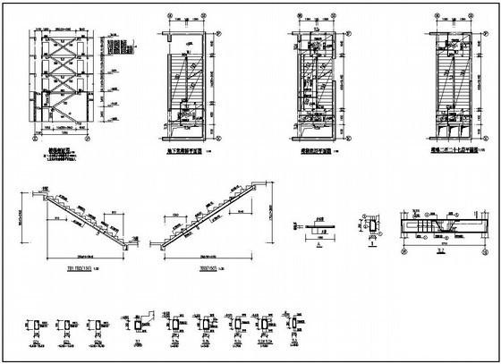 27层剪力墙住宅楼结构设计CAD图纸(基础平面图) - 4