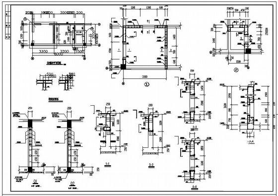 短肢剪力墙综合楼结构设计方案图纸(地下室底板) - 2