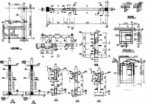 短肢剪力墙结构住宅结构设计图纸(基础平面图) - 4