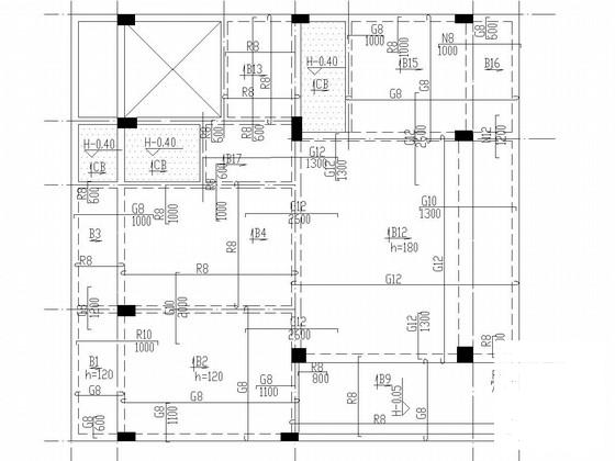 6层桩基础框架结构私人住宅楼结构CAD施工图纸（7度抗震）(钢筋混凝土) - 3