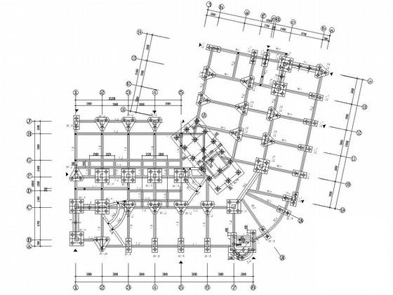9层框剪结构桩基础酒店结构CAD施工图纸（7度抗震） - 3