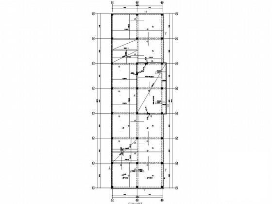 两层独立基础框剪结构商住楼结构CAD施工图纸（8度抗震） - 3