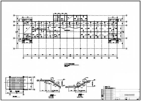 6层框架办公楼结构设计方案CAD图纸 - 2