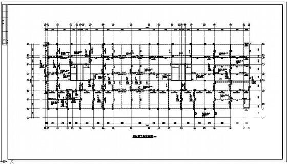 18层框架剪力墙住宅楼结构设计图纸(基础平面布置) - 2