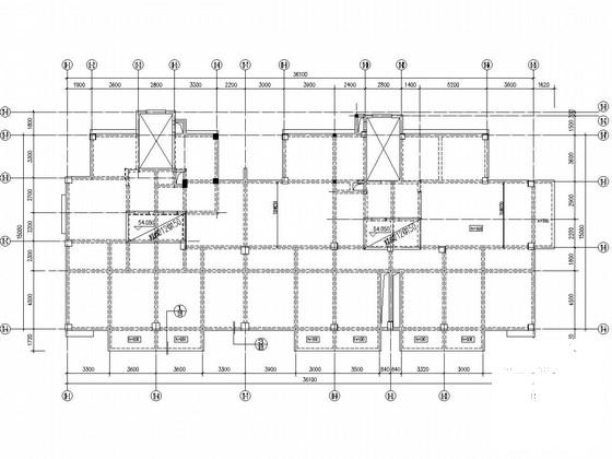 17层桩基础框剪结构住宅楼结构CAD施工图纸（6度抗震） - 2
