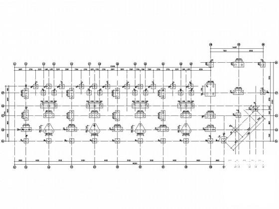 6层桩基础框架结构住宅楼结构CAD施工图纸（6度抗震） - 1