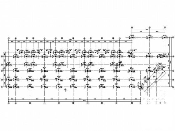 6层桩基础框架结构住宅楼结构CAD施工图纸（6度抗震） - 3