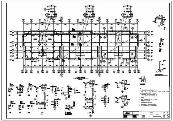 底框砌体住宅结构设计方案CAD图纸(平面布置图) - 4