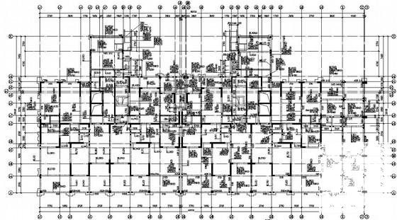 25层剪力墙住宅楼结构设计方案CAD图纸 - 1