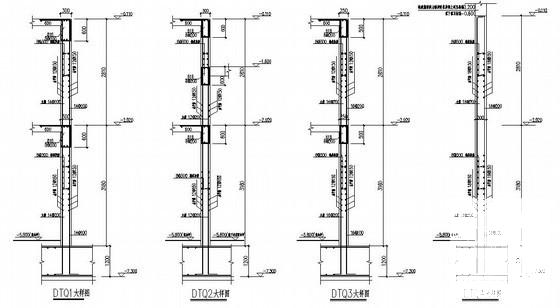 27层剪力墙住宅楼结构设计施工图纸(筏板平面配筋图) - 4