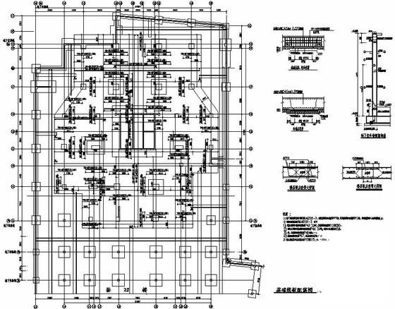31层框支剪力墙综合楼结构设计方案CAD图纸 - 3