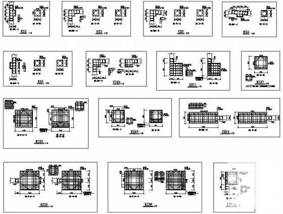31层框支剪力墙综合楼结构设计方案CAD图纸 - 4