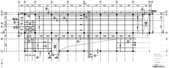 大学生活动中心框架结构设计图纸(平面布置图) - 3