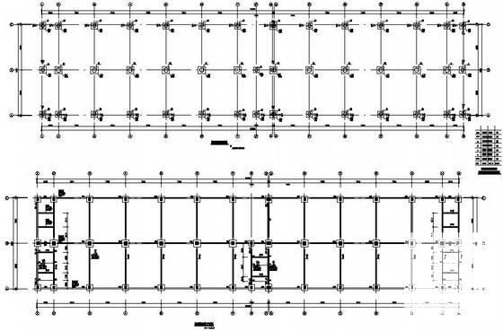 钢筋混凝土框架住宅结构设计图纸(柱平法施工图) - 1