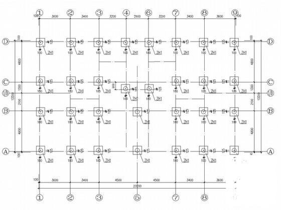 6层桩基础框架结构住宅楼结构CAD施工图纸（7度抗震） - 1
