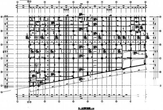 10层框架物流仓储楼结构设计方案CAD图纸 - 1