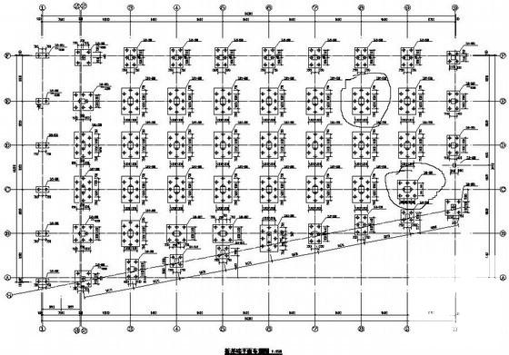 10层框架物流仓储楼结构设计方案CAD图纸 - 3