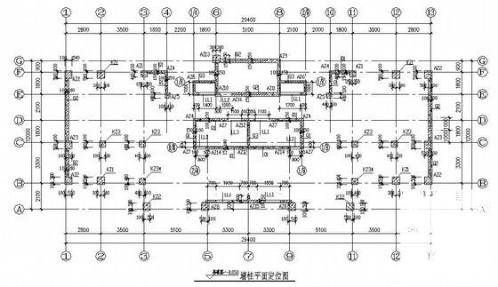 框剪结构住宅楼CAD施工图纸（16层筏板基础） - 2