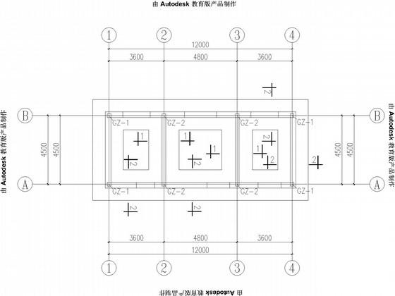 条形基础单层砖混配电室结构CAD施工图纸(建施) - 3
