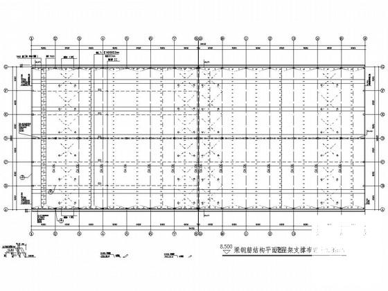 混凝土柱钢屋架厂房结构CAD施工图纸（桩基础） - 3