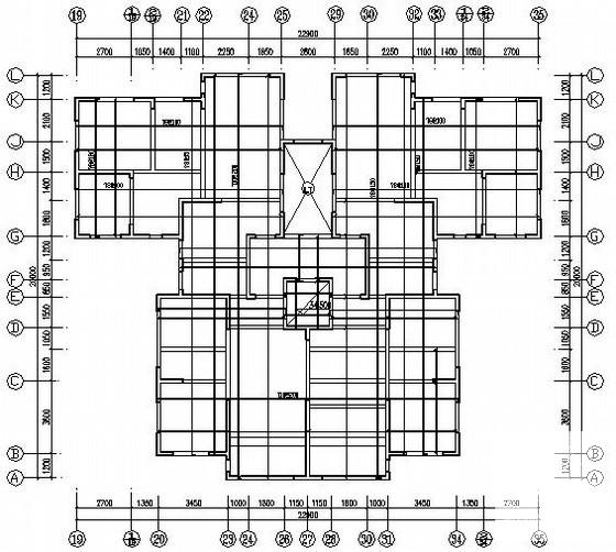 框架剪力墙住宅结构CAD施工图纸 - 3