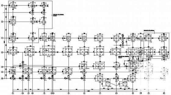 6层框架结构研发楼结构设计CAD施工图纸 - 1