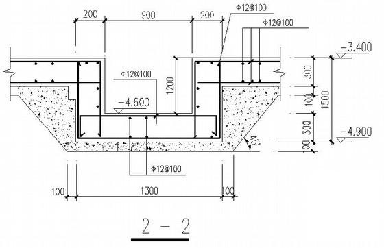 6层框架结构研发楼结构设计CAD施工图纸 - 4