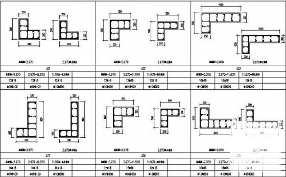 18层剪力墙住宅楼结构设计方案CAD图纸 - 2