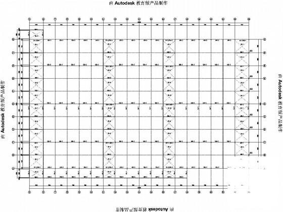 7.5米跨单层轻钢结构厂房结构CAD施工图纸（7度抗震） - 3