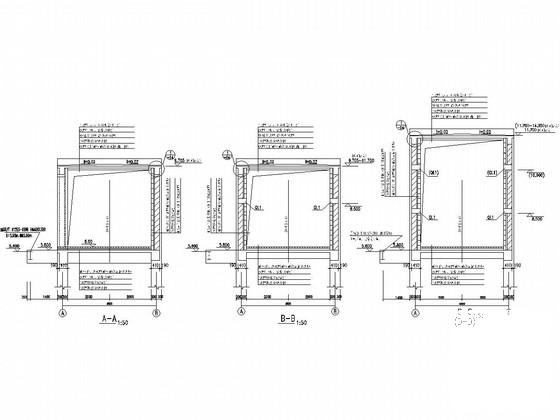 钢筋混凝土烟囱烟道结构设计CAD施工图纸 - 1