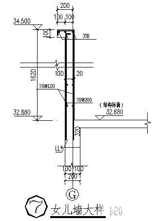 11层框剪住宅楼结构CAD施工图纸（F座）(平面布置图) - 4