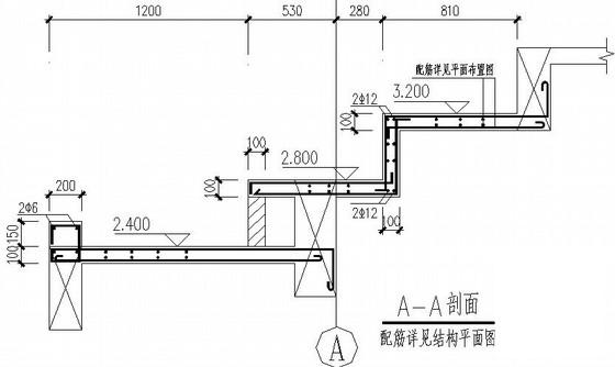 框架结构体育看台结构CAD施工图纸(中南院) - 3