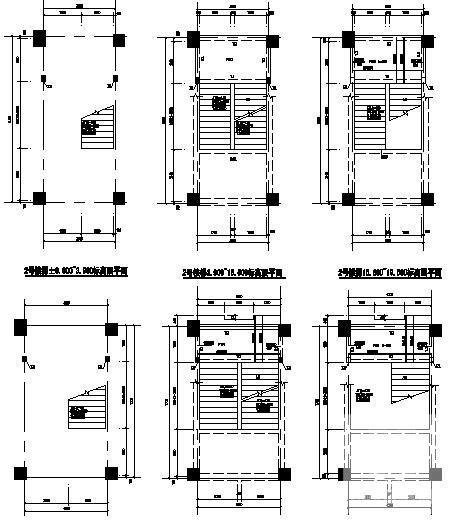 7层框架结构机电实训楼结构设计施工图纸(中南院) - 4