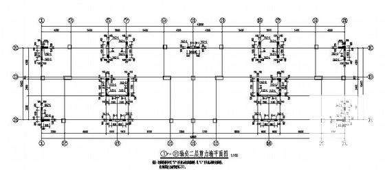 11层框架剪力墙住宅楼结构CAD施工图纸1号楼 - 2