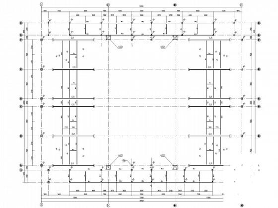 小型体育场钢结构看台结构CAD施工图纸（独立基础） - 1