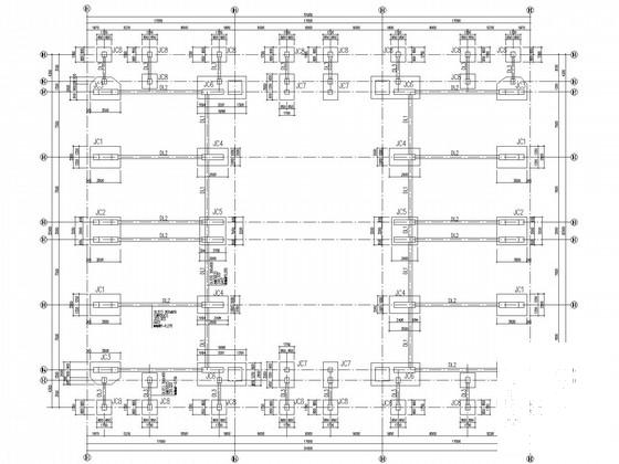 小型体育场钢结构看台结构CAD施工图纸（独立基础） - 2