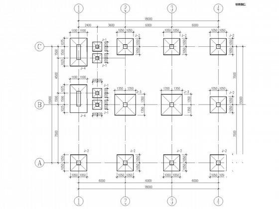 3层独立基础钢框架超市结构CAD施工图纸（7度抗震） - 2