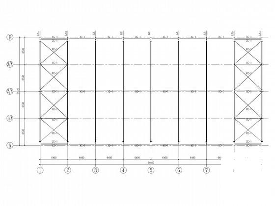 门式刚架结构服装厂食堂结构CAD施工图纸（独立基础） - 3