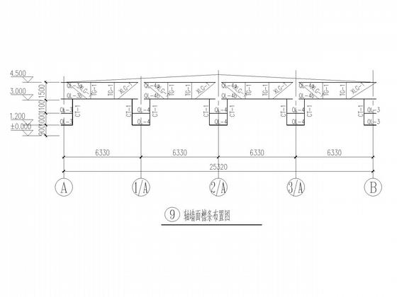 门式刚架结构服装厂食堂结构CAD施工图纸（独立基础） - 4