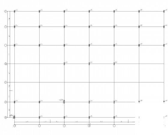 加层钢框架结构大厦结构设计CAD施工图纸（8度抗震） - 2