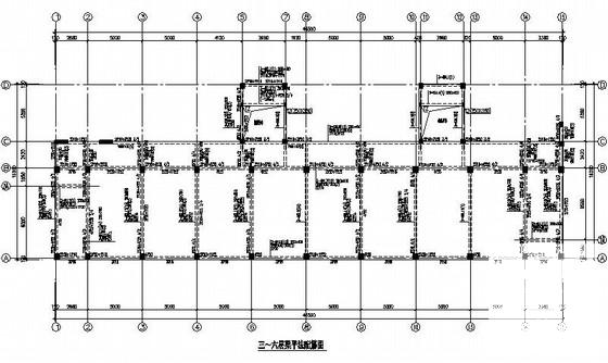 6层框架结构教学楼CAD施工图纸(梁平法配筋图) - 1