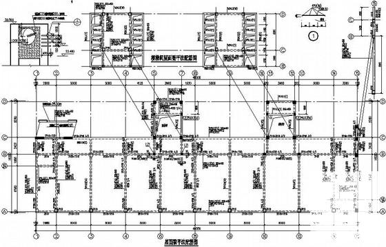 6层框架结构教学楼CAD施工图纸(梁平法配筋图) - 2