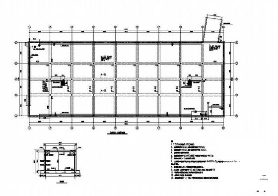 多层框架结构地下车库结构CAD施工图纸 - 3