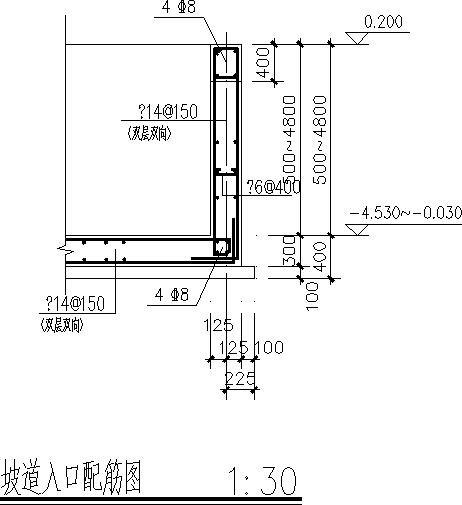 4层框架农贸市场结构CAD施工图纸(基础平面图) - 4