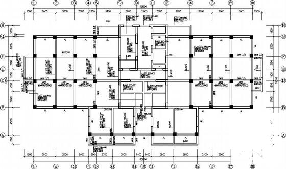 22层带地下车库住宅楼框剪结构图纸(梁平法施工图) - 1