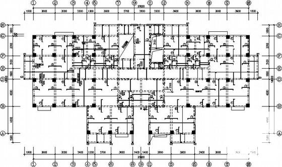 22层带地下车库住宅楼框剪结构图纸(梁平法施工图) - 2