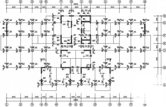 22层带地下车库住宅楼框剪结构图纸(梁平法施工图) - 3