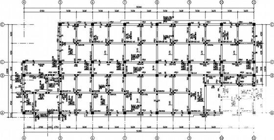 职高实验综合楼框架结构CAD施工图纸 - 2
